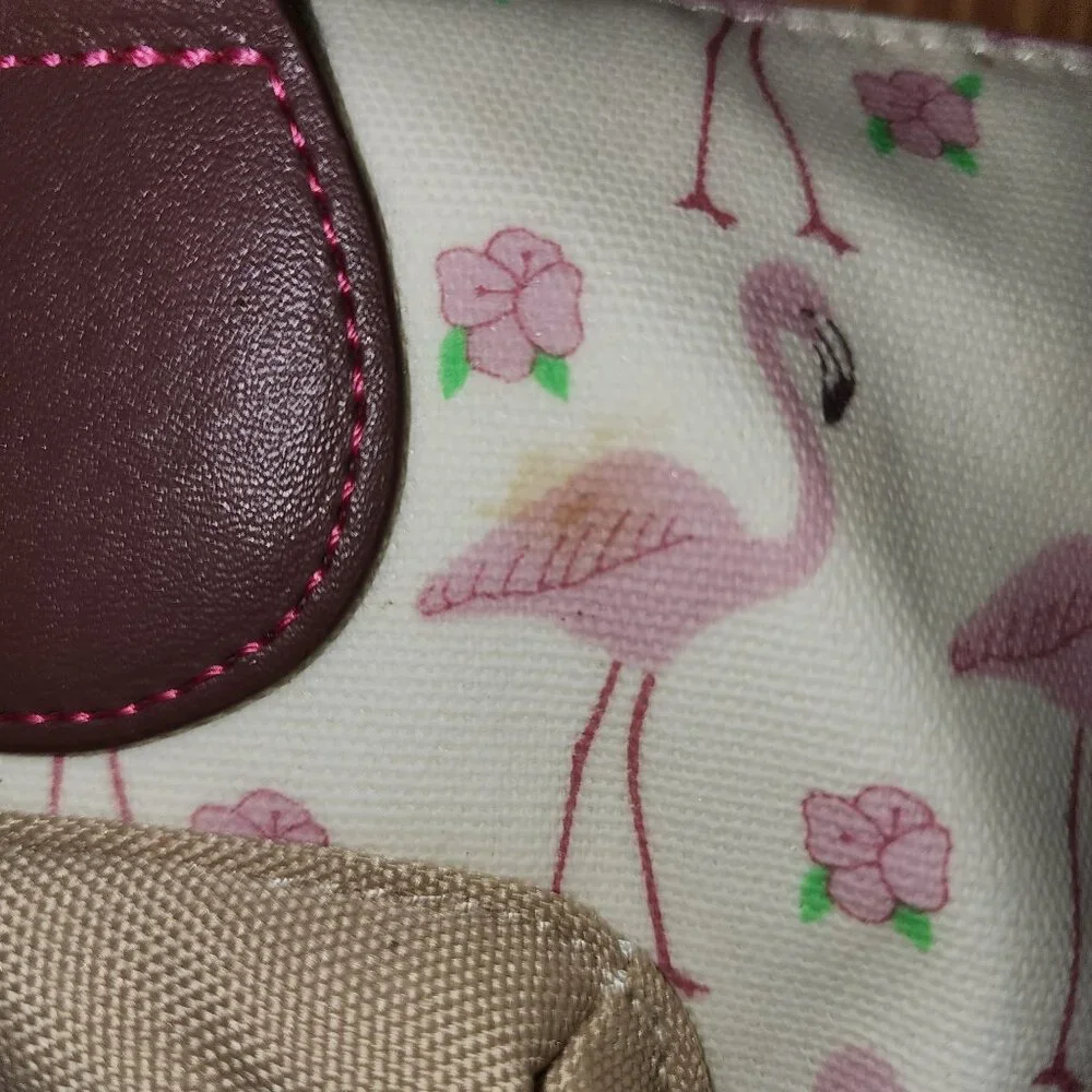 Yummy Mummy Pink Lining Flamingo Diaper bag TWINS